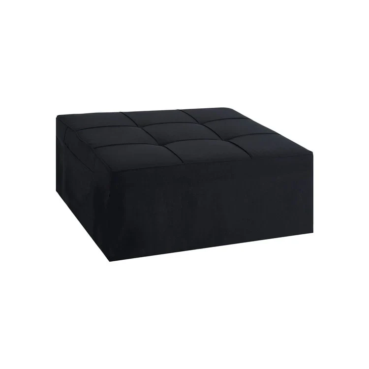 Sleeper Chair Bed, 4 In 1 Multi-Function Convertible Ottoman Bed, Breathable Linen Bed Chair, Convertible Sofa Bed