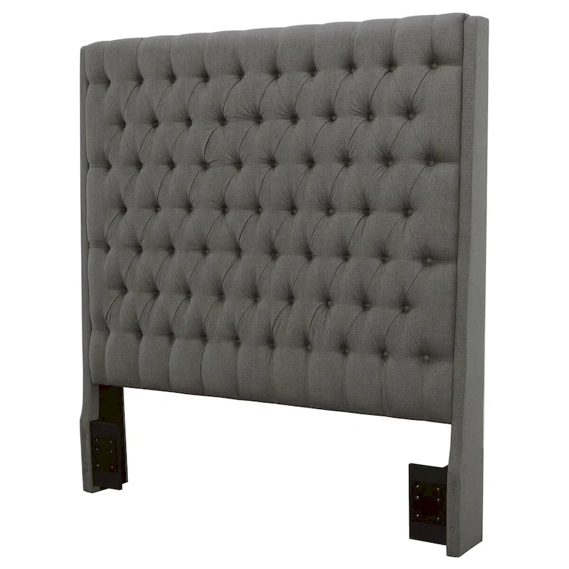 Camille Upholstered Panel Headboard Grey