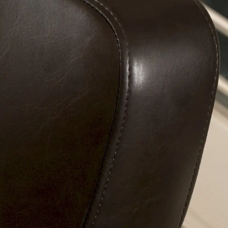 Angelo Bonded Leather Wingback Swivel Club Chair by Christopher Knight Home