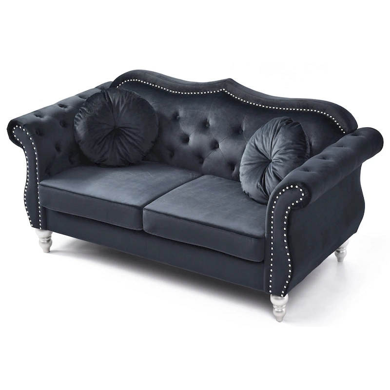 Hollywood Velvet Loveseat