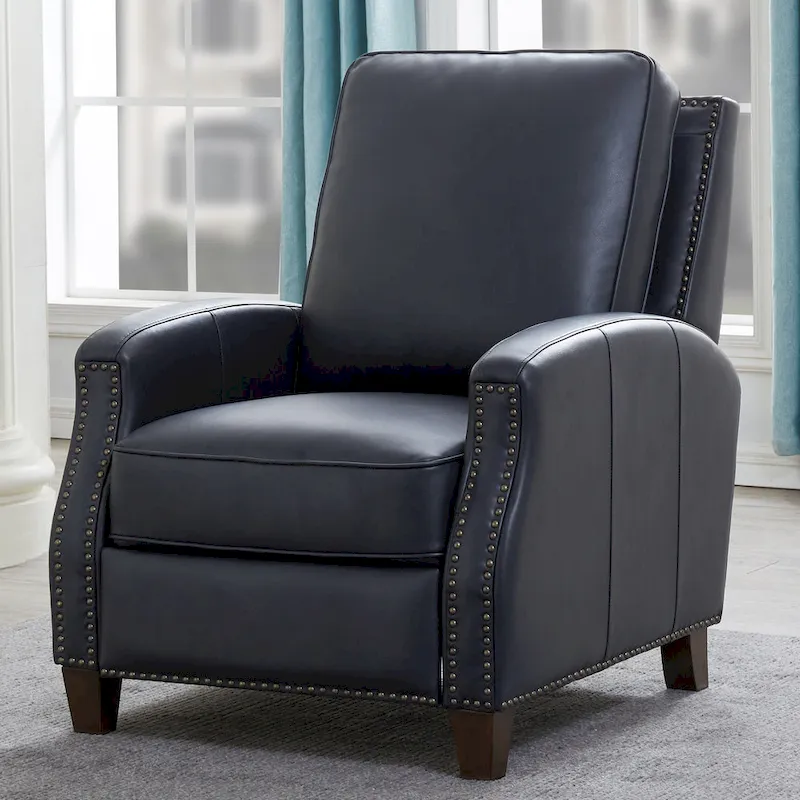 Julian Faux Leather Push Back Recliner by Greyson Living