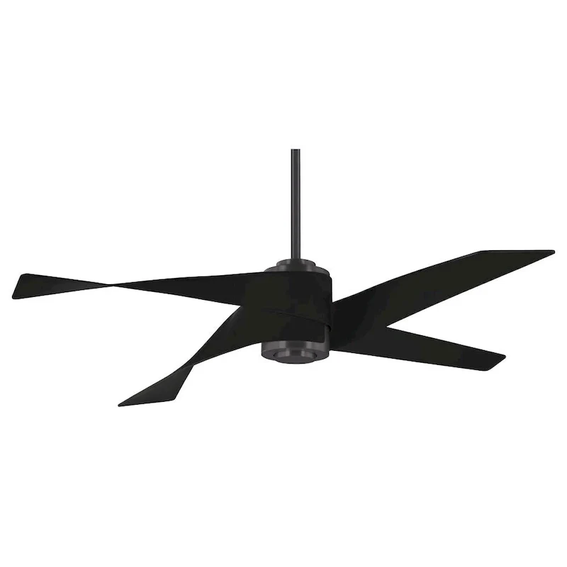 Minka Aire Artemis IV Gun Metal Black 4 Blade 64 Inch LED Ceiling Fan