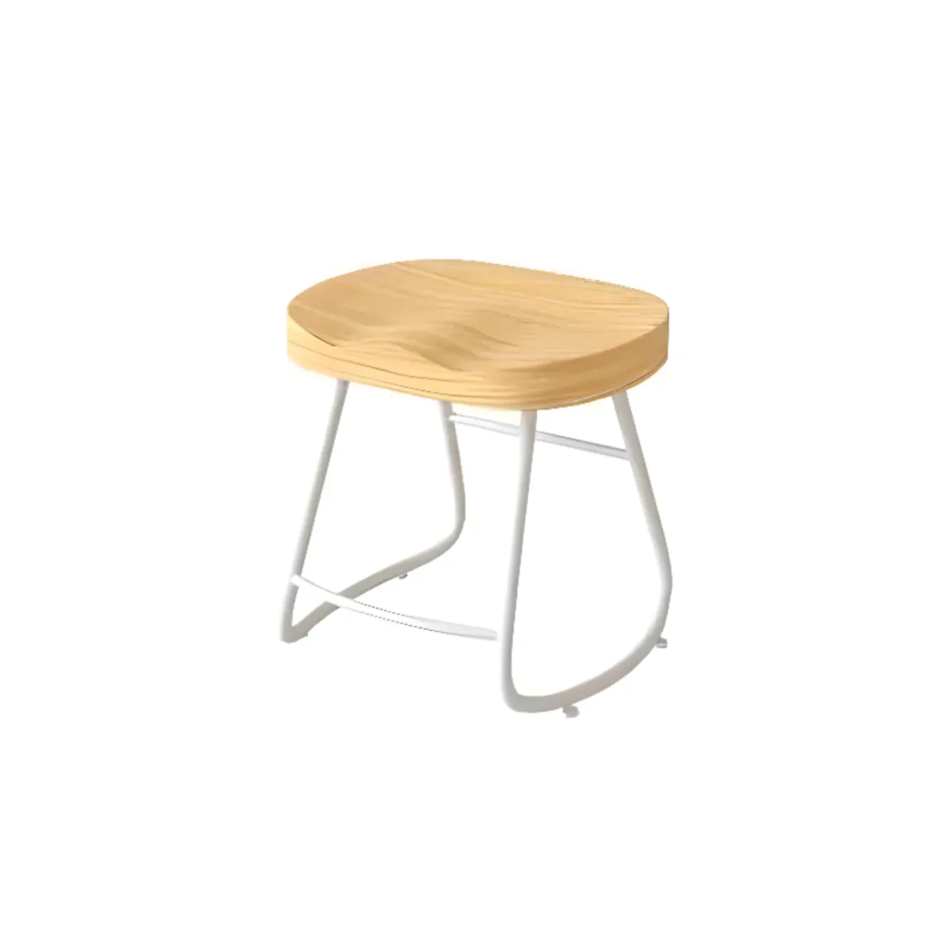 Modern Natural Wood Counter Height Bar Stools