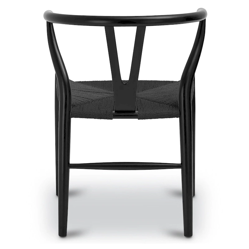 Poly & Bark Weave Chairs - Solid Wood Frame (Set of 2)