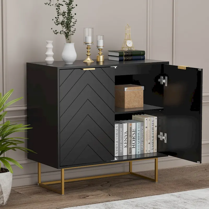 Sideboard Buffet Cabinet with Adjustable Shelf