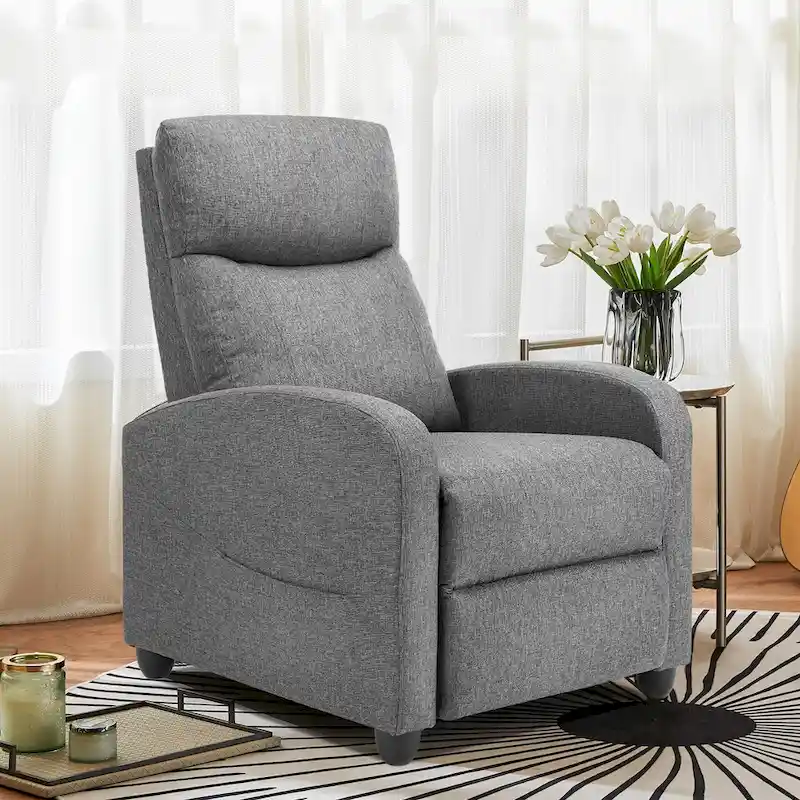 Massage Recliner Push Back Reclining Chair Home Theater Recliner Armchair