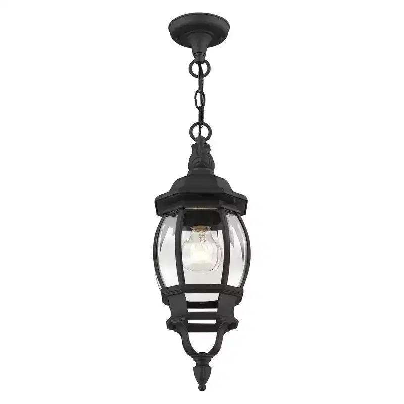 Livex Lighting Frontec 1 - Light Pendant in Textured Black