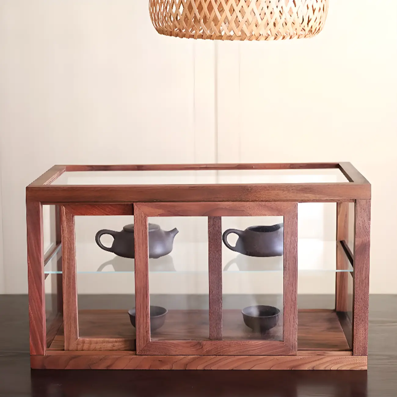 Rectangle Wooden Cubitac Small Display Cabinet