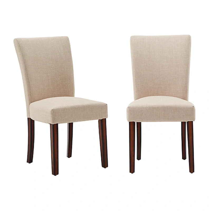 Dinant Linen Parsons Dining Chairs (Set of 2)