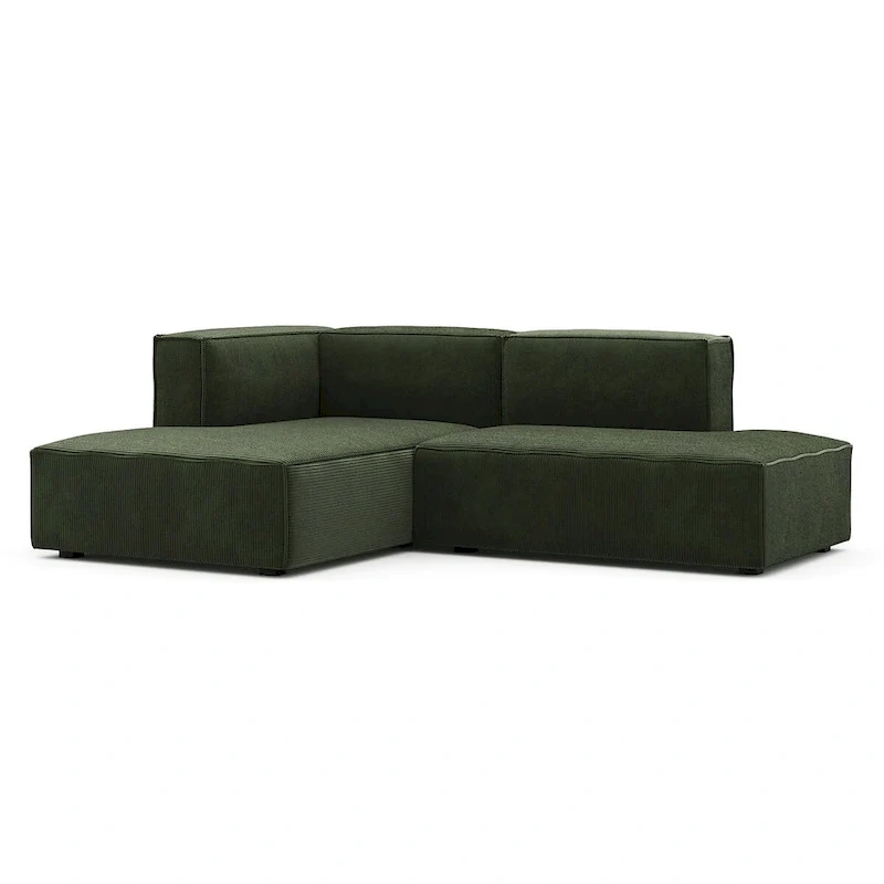 Rye Studio Deep Seat Modular Small Chaise Sectional, 2 Piece