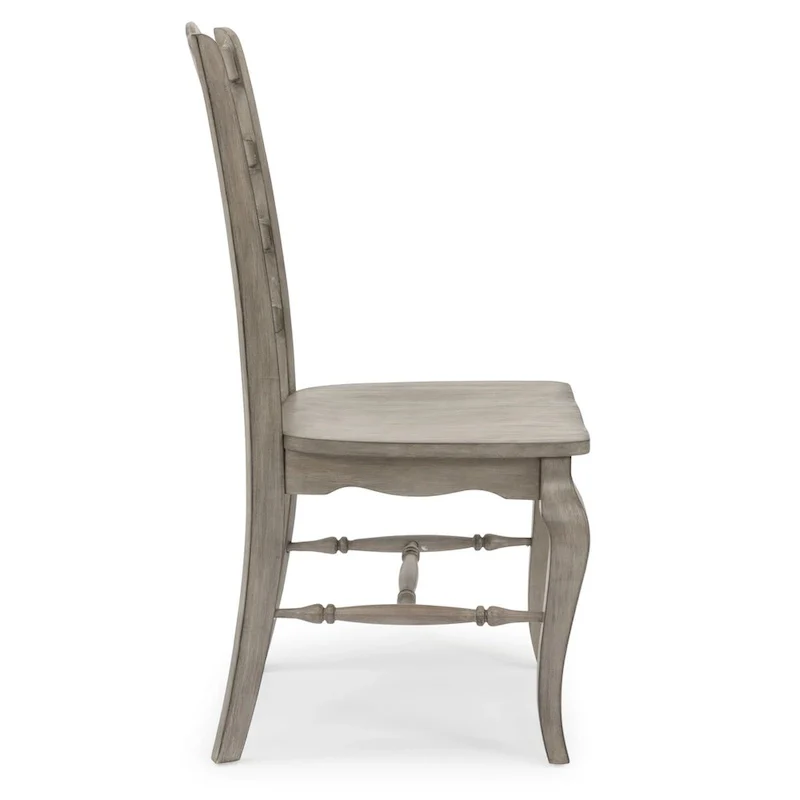Homestyles Mountain Lodge Gray Wood Dining Chair Pair