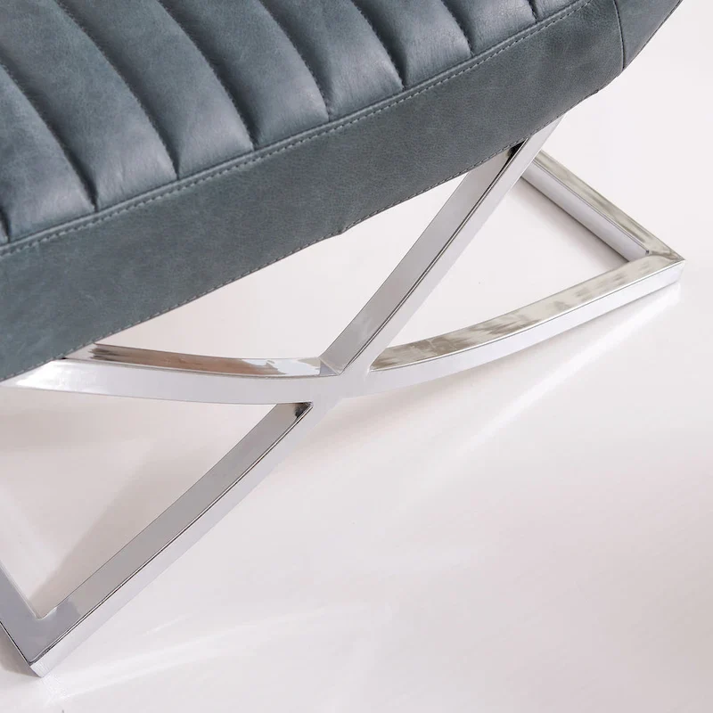 Art Leon Retro Armless Leather Chair