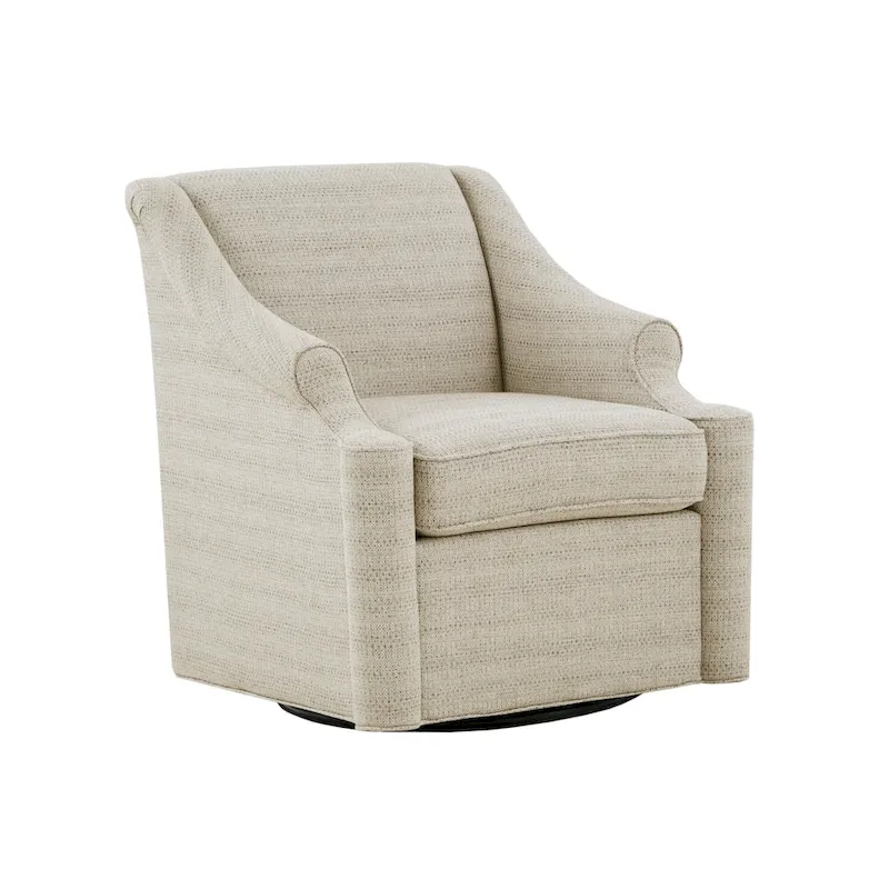 Madison Park Benton Tan 360 degree Swivel Glider Chair