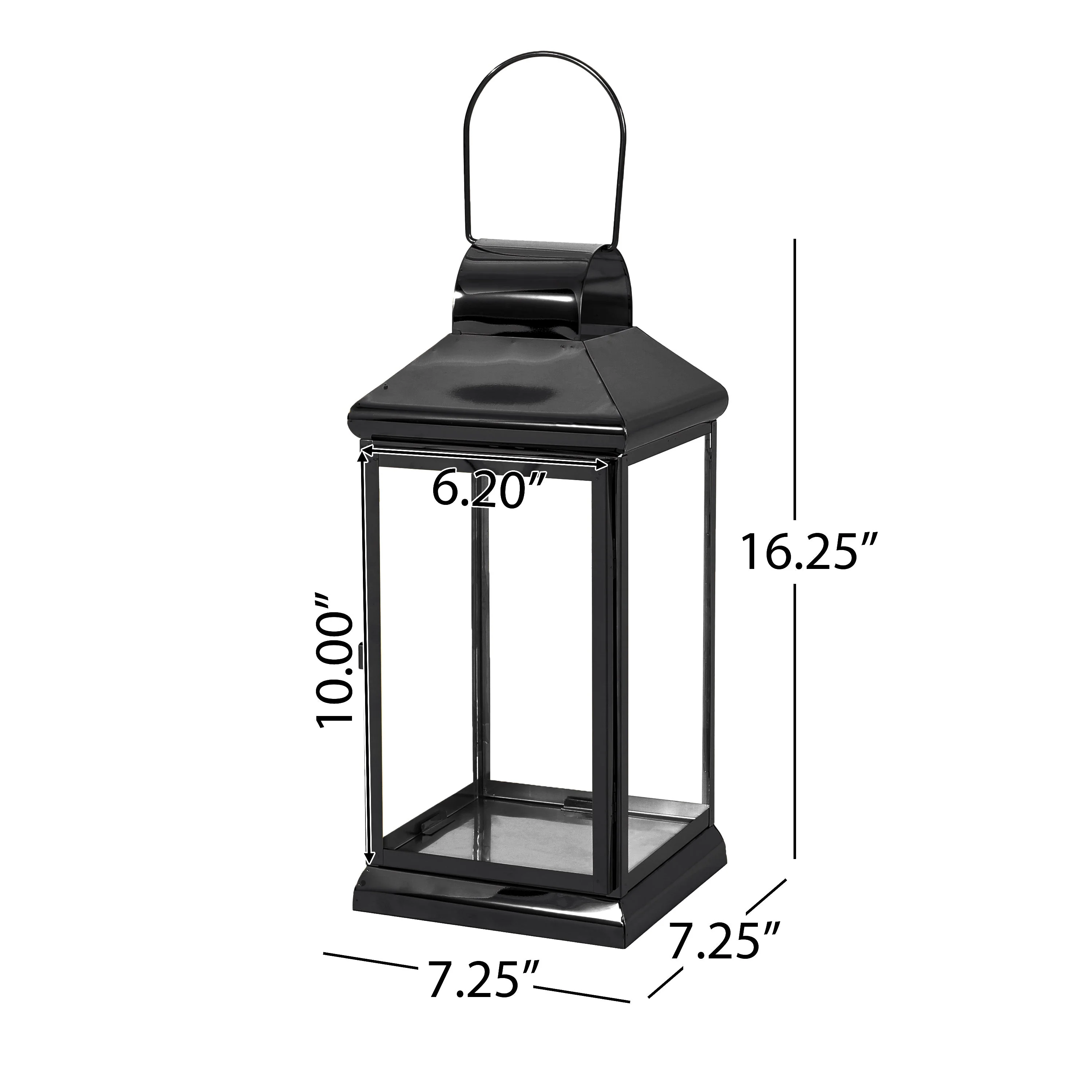 Tilson 16 Modern Stainless Steel Lantern