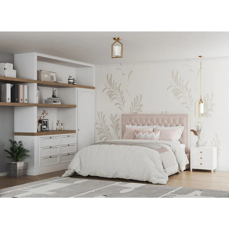 Vertex Collection One-Light Brushed Gold Etched White Contemporary Foyer Light - 12 in x 12 in x 22.5 in