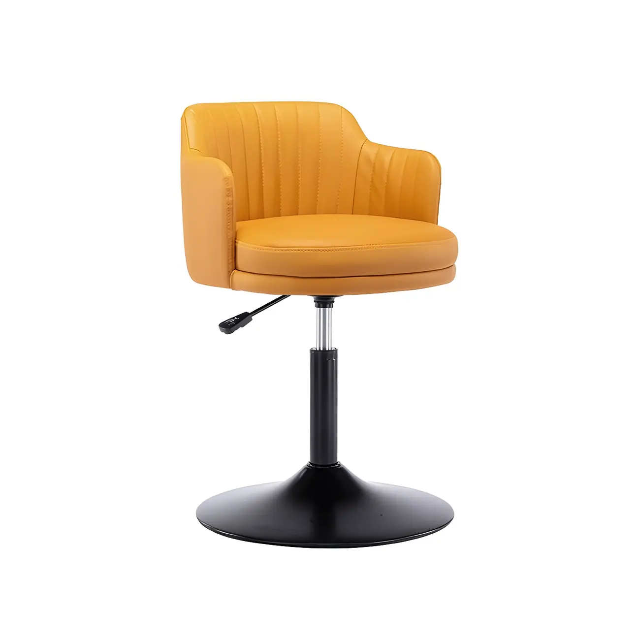 Modern Leather Armrests Swivel Adjustable Bar Stool