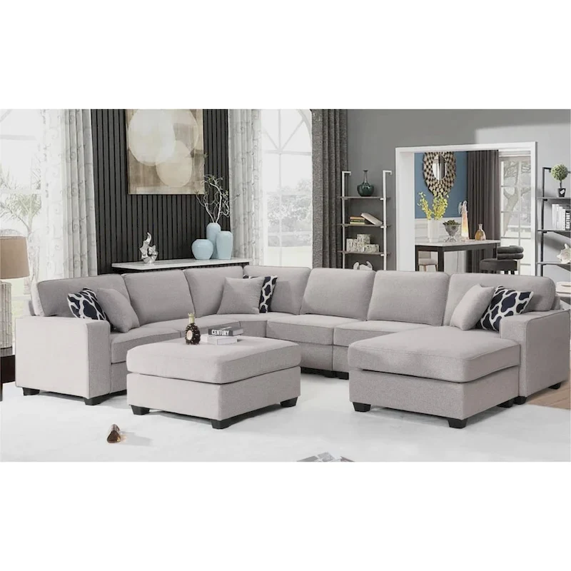 Modular Reversible Sectional Sofa