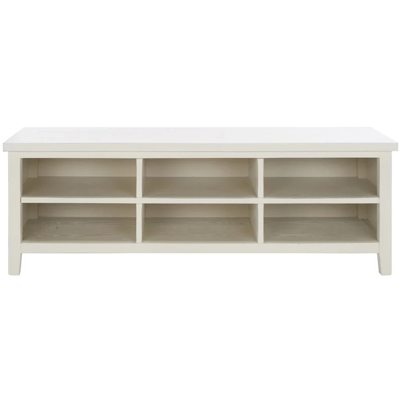 White Bookshelf - 51.2 x 15.8 x 17.7 - 51Wx16Dx18H