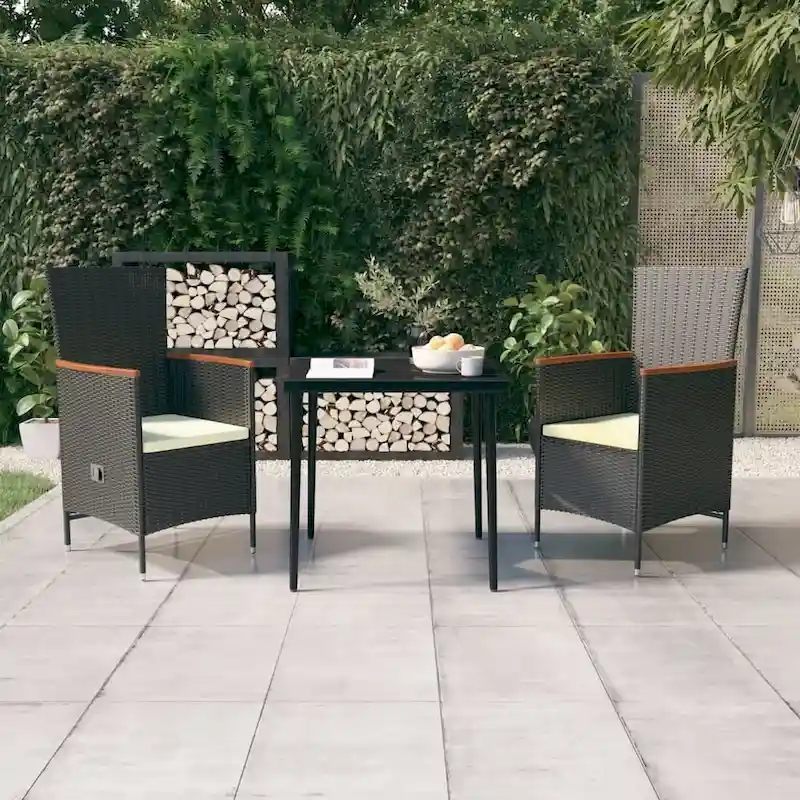 vidaXL Patio Dining Set 3/5/7 Piece Multi Colors 31.5