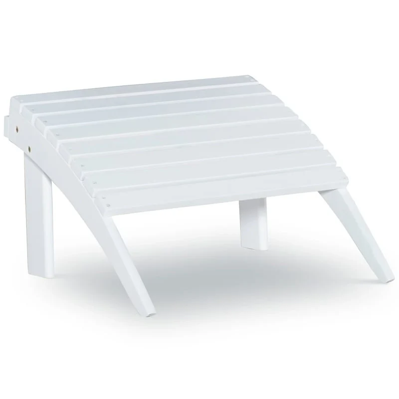 Gavil White Adirondack Ottoman