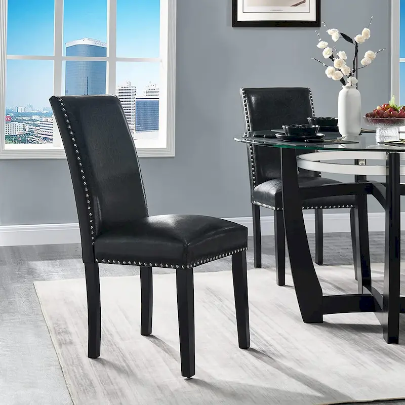 Faux Leather Dining Chair