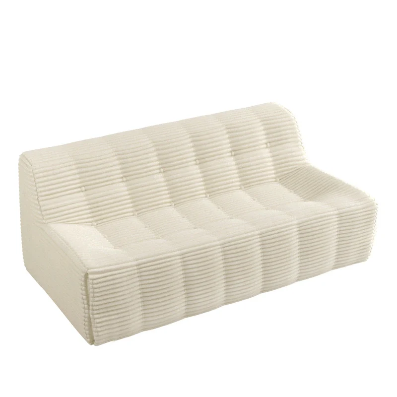 75 Foam 3-Seat Sofa with No Assembly, Space-Saving Design, and Easy Setup