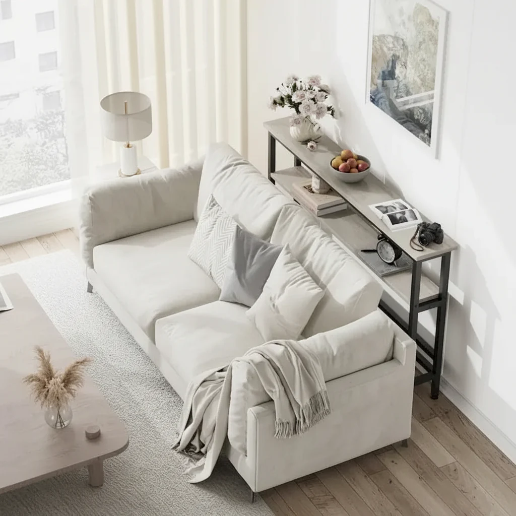 5.9 Narrow Sofa Table for Living Room