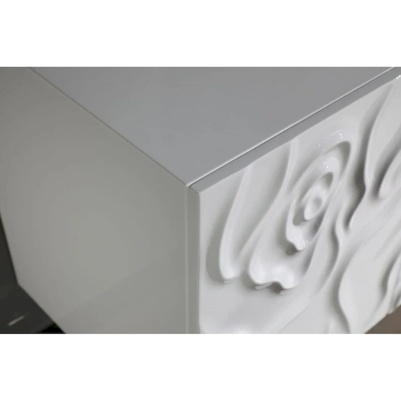 Modrest Gwen Modern White High Gloss Buffet