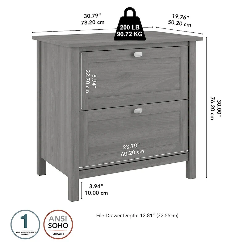 Broadview 2 Drawer Lateral File Cabinet