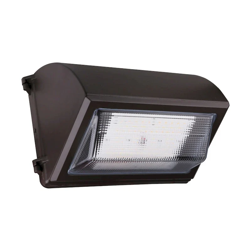 CCT and Wattage Adjustable (80W/100W/120W) LED Cutoff Wall Pack Integrated Bypassable Photocell 120-277 V