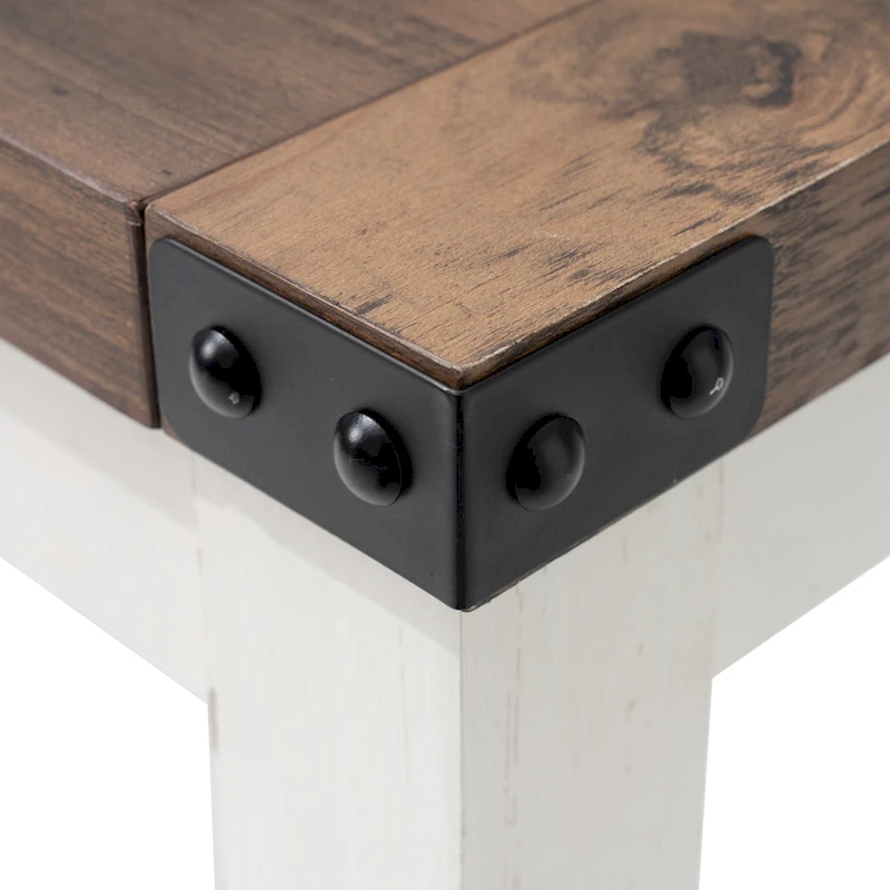 Pellebant A-frame Entry Console Table Long Sofa Table with Shelf - 45.27 in L x 13.98 in W x 31.88 in H