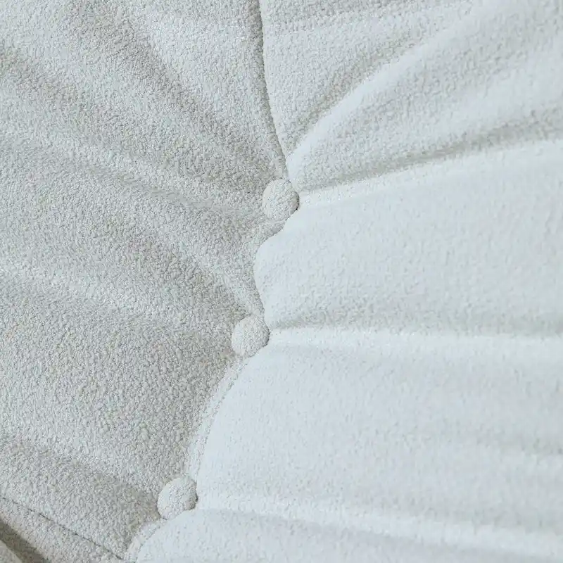 Single Sofa Teddy Fabric Bean Bag Chair