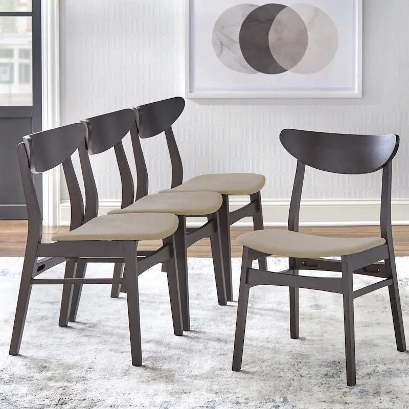 Parlin Solid Wood Dining Chair (Set of 4)