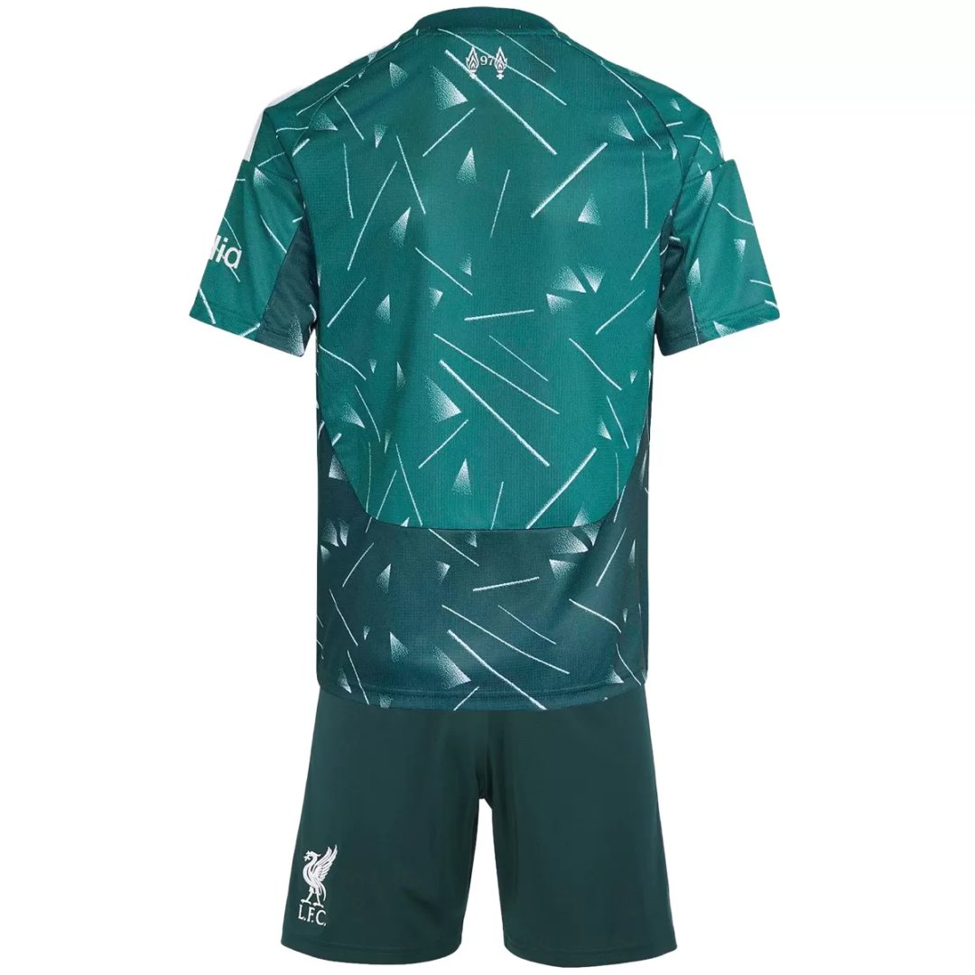 Kid's Liverpool Goalkeeper Kit Green 2026/27