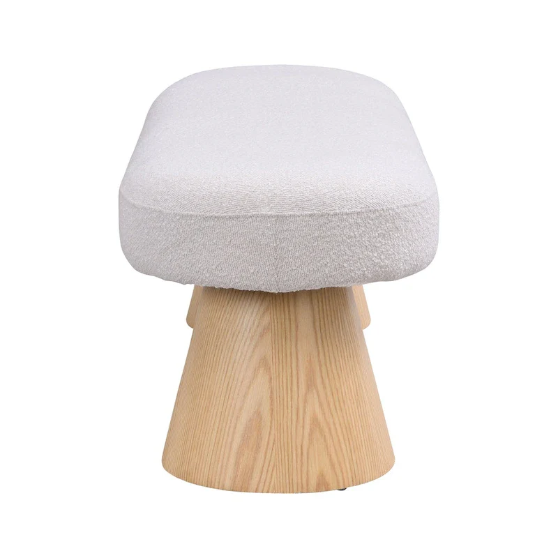 Christopher Knight Home - Benjamin Upholstered Dining Bench, Versatile Entryway & Bedroom Seating with Sturdy Wood Legs