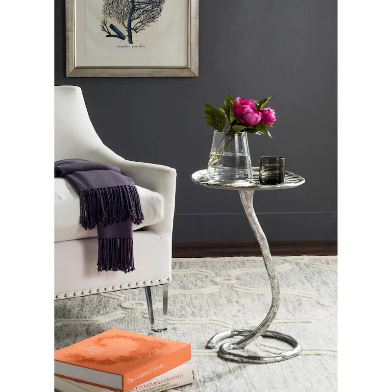 SAFAVIEH Sharlene Gold Side Table - 15 x 13 x 21 - 15Wx13Dx21H