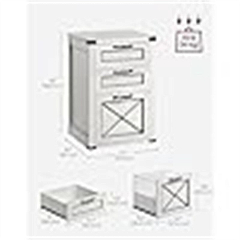 File Cabinet - 15.7D x 17.7W x 27H