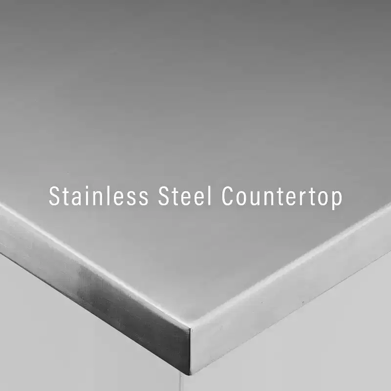 HomeStock 37 in.H Stainless Steel Kitchen Islands for Modular Kitchen with 2 Shelves