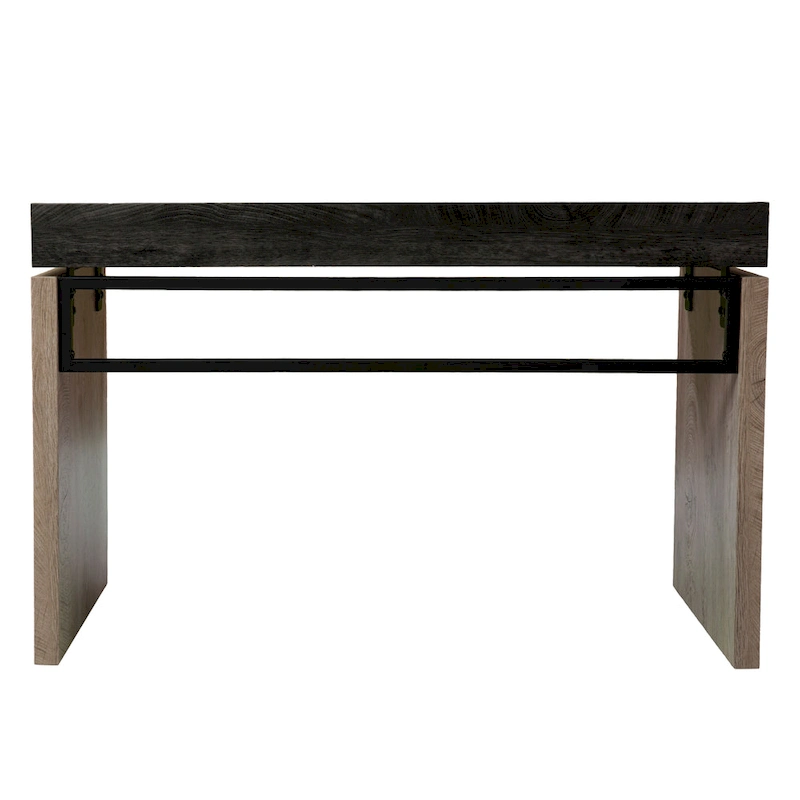 SEI Furniture Hedgefield Transitional Wood Black Desk