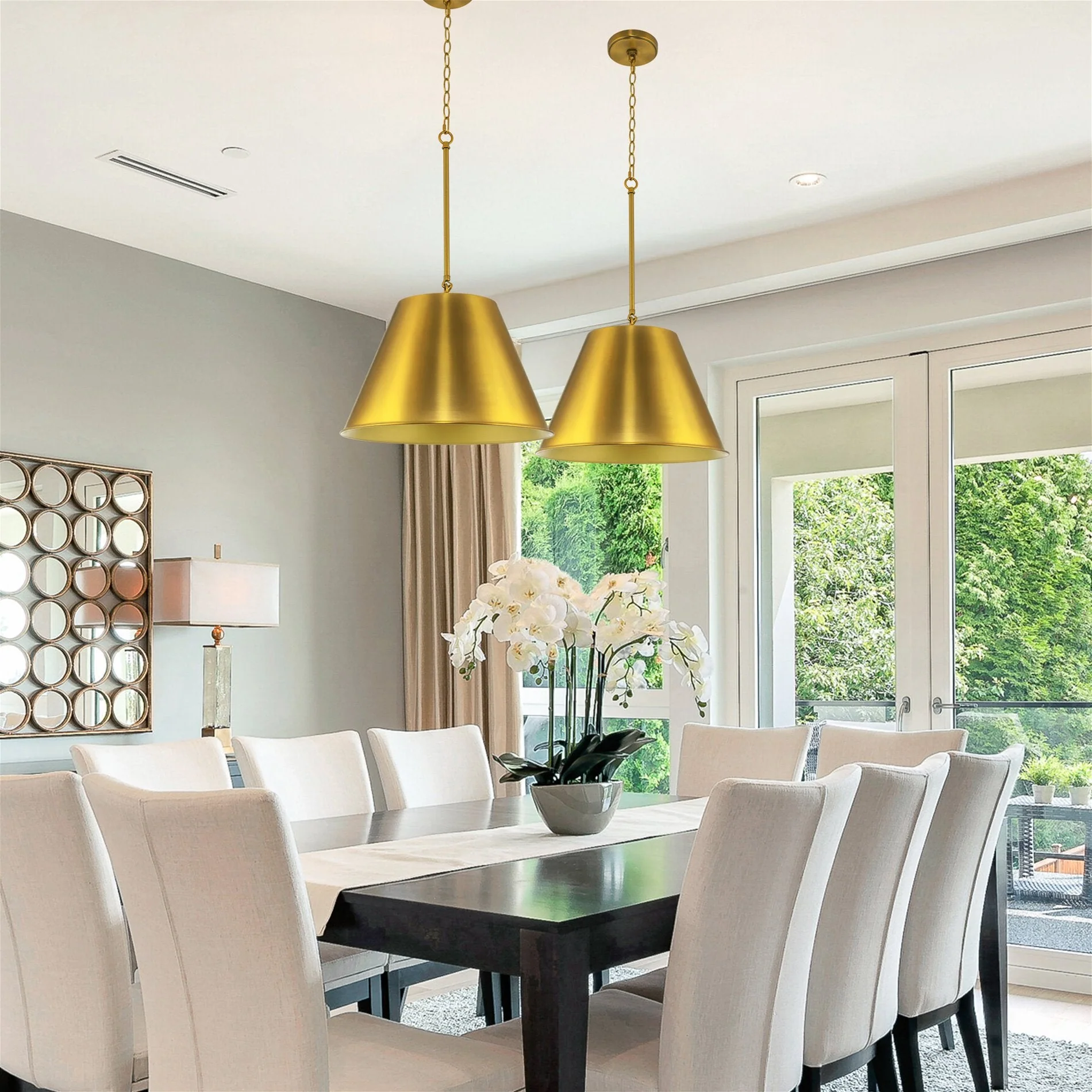 Vida 18 Modern Industrial Pendant Light