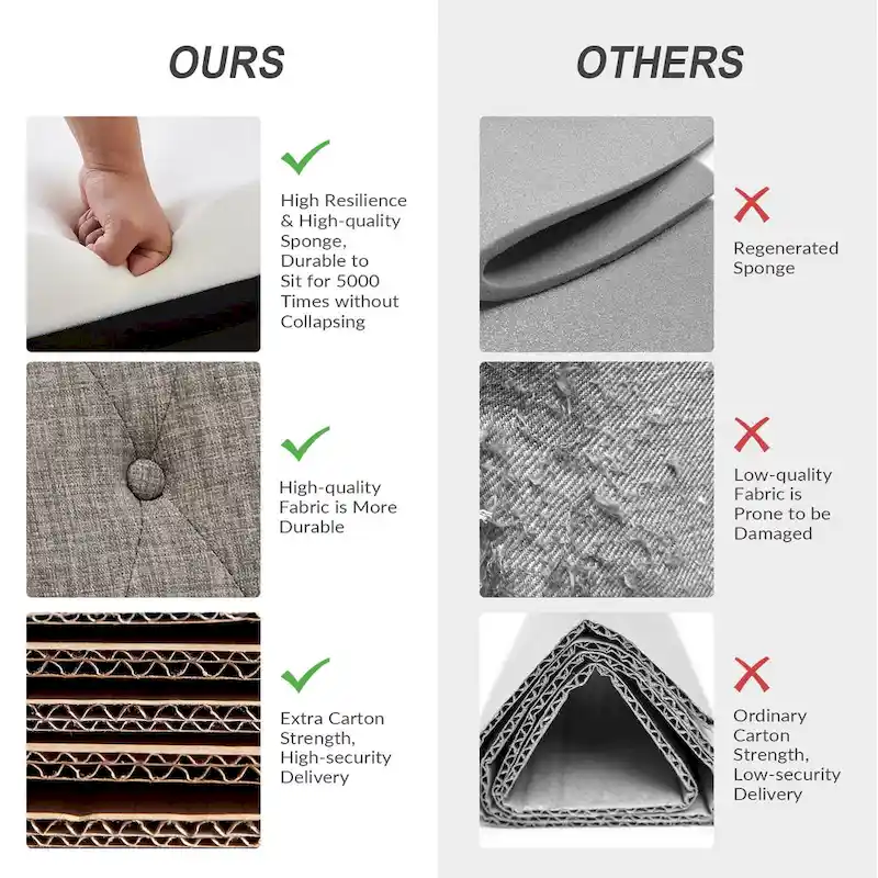 Geltrude Traditional Upholstered Accent Chair with Button Tufted Back Set of 2 by HULALA HOME