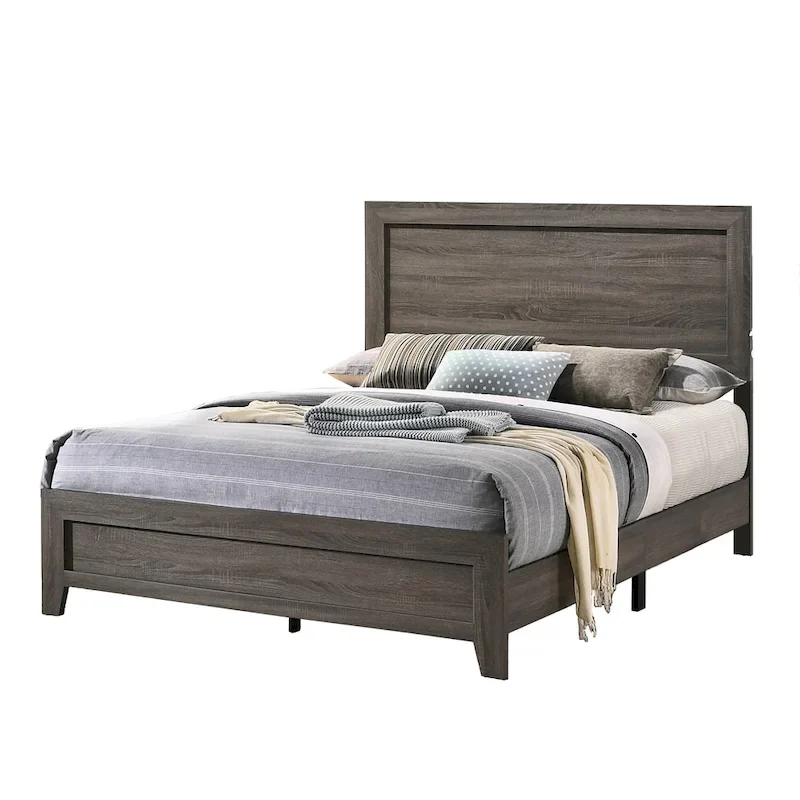 Anastasia Panel Bed - Classic Wood Bedroom Furniture