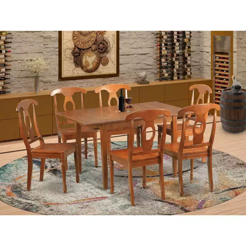 Vintage Dining Set - Small Kitchen Table & Chairs - Retro Style Dinette Set for Home