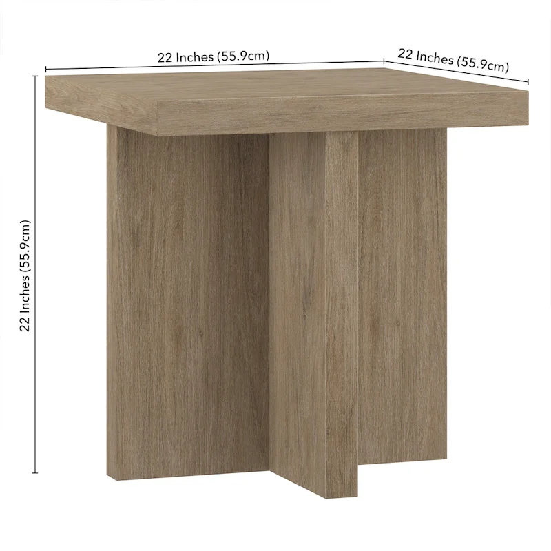 22  Wide Rectangular Side Table
