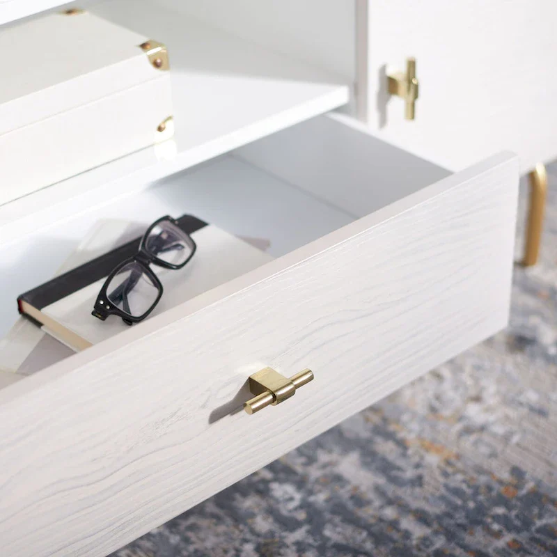 SAFAVIEH Lerke Media TV Stand - 54 W x 15.7 L x 19.7 H - 54Wx16Dx20H