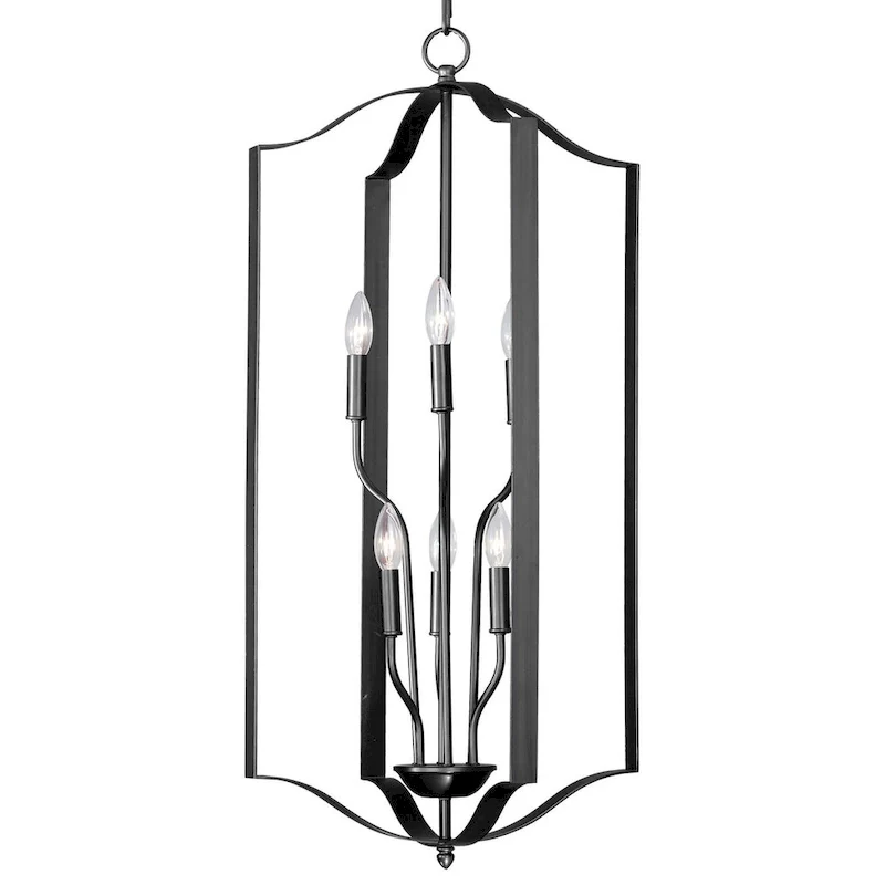 Maxim Provident 6 Light 18  Wide Taper Candle Pendant