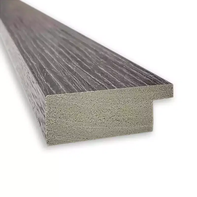 30" x 30" Non-Beveled Pinstripe Plank Gray Narrow Bathroom Wall Mirror - Amanti Art: Includes Mounting Hardware, Polystyrene Frame