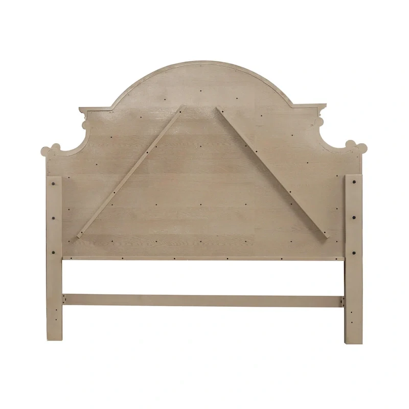 Queen Upholstered Panel Bed Headboard
