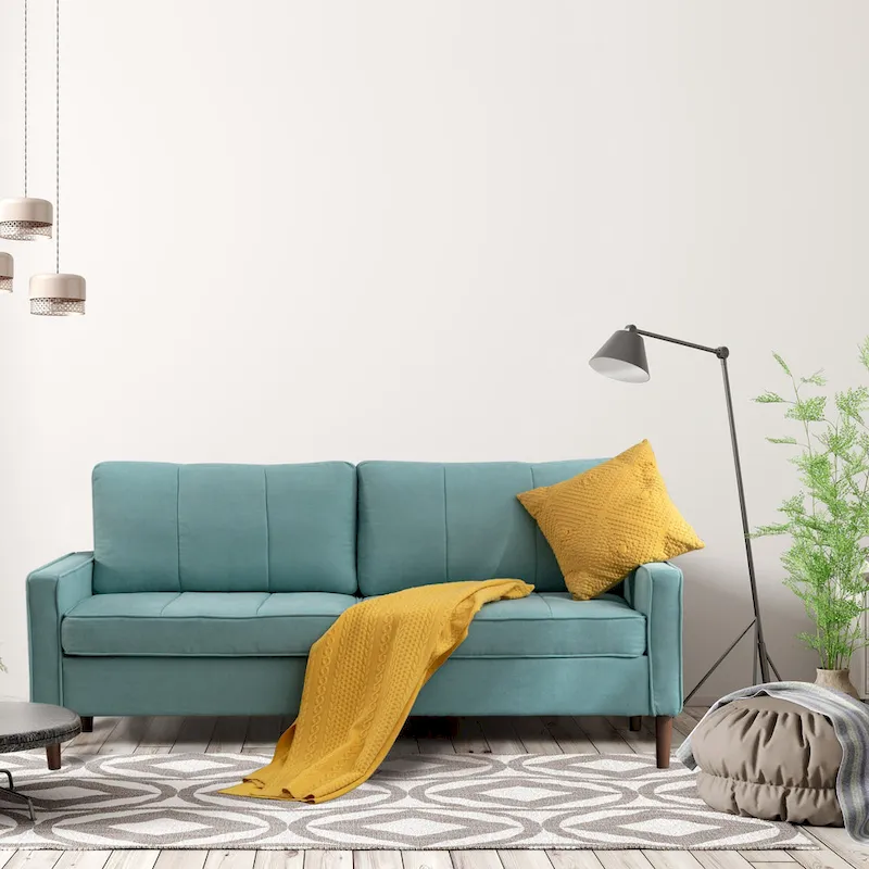 DIY Convertible Sectional Sofa Couch with Ottoman