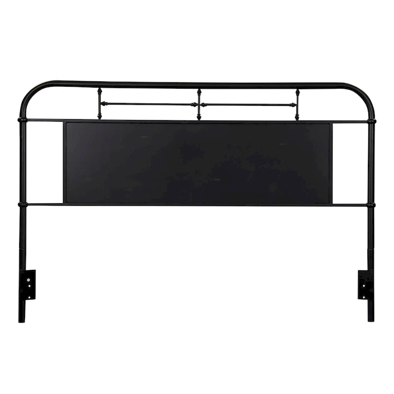Metal Distressed King Headboard